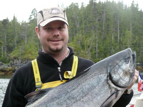 Season Chinook record topped by 1/2 pound at 51.5 today !